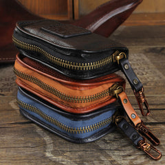 Handamde Genuine Leather Mens Cool Key Wallet Car Key Holder Car Key Case for Men