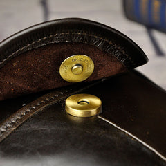Small Mens Leather Belt Pouch Side Bag Holster Belt Case Waist Pouch for Men - iwalletsmen