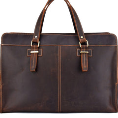 Cool Leather Mens Large Vintage Overnight Bag Weekender Bag Travel Bags For Men - iwalletsmen