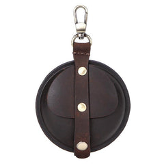 Brown Multi-function Women Mens Red Coin Purse Earphone holder AirPods Case For Men and Women - iwalletsmen