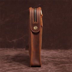 Classy Leather Mens Work Clutch Bag Wirstlet Cluch Messenger Bag For Men - iwalletsmen