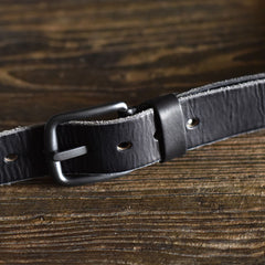 Handmade Leather Mens Leather Men Distress Vintage Brown Black Belt for Men Cool Leather Belt