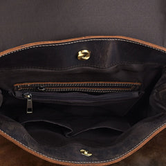 Vintage Leather Coffee Mens Backpack Satchel Backpack Travel Backpack Bags for Men - iwalletsmen