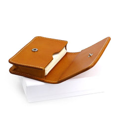 Cool Leather Mens Card Wallet Front Pocket Wallets Small Change Wallet for Men - iwalletsmen