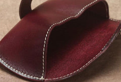 Handmade Mens Leather Glasses Case Glasses Box Glasses Holder For Men - iwalletsmen
