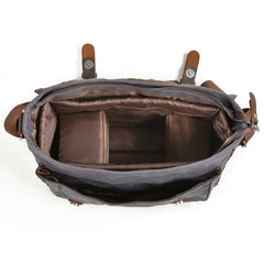 Mens Canvas Camera Messenger Bag Camera Side Bag Camera Shoulder Bag for Men - iwalletsmen