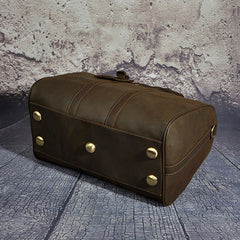 Leather Mens Weekender Bags Travel Bag Duffle Bag Shoulder Bags for Men - iwalletsmen