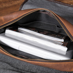 Cool Mens Leather Backpack School Backpack Leather Laptop Backpack for Men - iwalletsmen