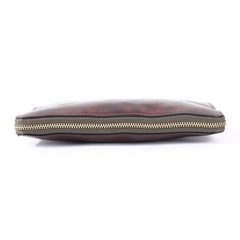 Cool Leather Mens Coffee Long Wallet Zipper Clutch Bag Phone Wallet Long Wallet For Men - iwalletsmen