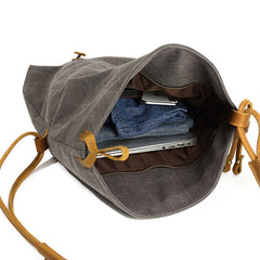 Mens Canvas Rustic Courier Bag Side Bag Messenger Bag Camera Shoulder Bag for Men - iwalletsmen