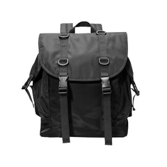 Stylish Black Nylon Mens 15 inches Travel Backpacks Laptop Backpack College Bag for men - iwalletsmen