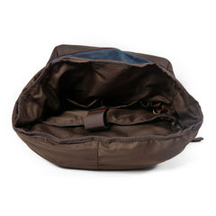 Waxed Canvas Mens Travel Backpack Canvas Hiking Backpack Canvas Backpack for Men - iwalletsmen