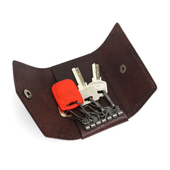 Cool Leather Mens Key Wallet Car Keys Holder Car Keys Case for Men - iwalletsmen