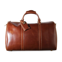 Genuine Leather Mens Cool Weekender Bag Travel Bag Duffle Bags Overnight Bag Holdall Bag for men