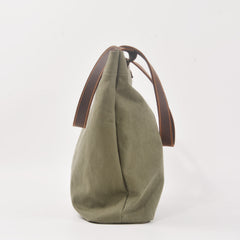 Green Large Canvas Womens Mens Tote Bag Shoulder Bag Tote Purse For Women - iwalletsmen