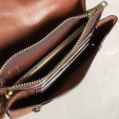 Handmade Black Leather Mens Long Wallet Tan Wristlet Wallet Brown Clutch Biker Chain Wallet Men - iwalletsmen