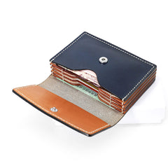 Cool Leather Mens Card Wallet Front Pocket Wallets Small Card Holders for Men - iwalletsmen