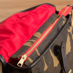 Canvas Mens Saddle Casual Camouflage Shoulder Bag Courier Bag Side Bag Messenger Bag for Men - iwalletsmen