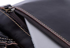 Leather Cool Chest Bag Sling Bag Sling Crossbody Bag Sling Travel Bag Hiking Bag For Mens - iwalletsmen