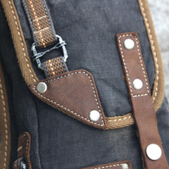 Black Denim Mens Casual Small Belt Bag Fanny Pack Messenger Bag Green Jean Waist Bag DropLeg Bags For Men - iwalletsmen