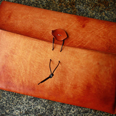 Handmade Mens Leather iPad air2 Case Leather File Case File Holder - iwalletsmen