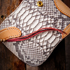 Handmade Leather Biker Mens Cool Car Key Wallet Coin Wallet Pouch Car KeyChain for Men
