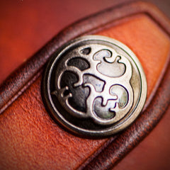 Handmade Leather Mens Cool Car Key Wallet Coin Wallet Pouch Car KeyChain for Men