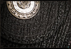 Handmade Leather Small Tooled Mens billfold Wallet Cool Chain Wallet Biker Wallet for Men