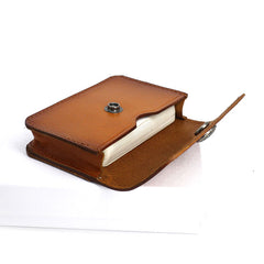 Handmade Leather Mens Change Wallet Card Wallet Front Pocket Wallets Small Wallets for Men - iwalletsmen