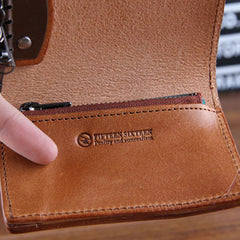 Genuine Leather Mens Cool Key Wallet Car Key Change Coin Card Holder Car Key Case for Men