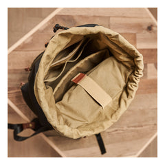 Fashion Black Nylon Leather Mens Backpack Nylon Travel Backpack Green Nylon School Backpack for Men - iwalletsmen