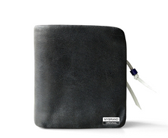 Genuine Leather Mens Cool billfold Leather Wallet Men Small Wallets Bifold for Men