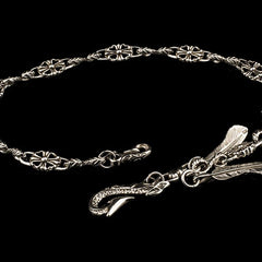 Brass silver biker trucker Tibetan wallet Chains for chain wallets biker wallet trucker wallet