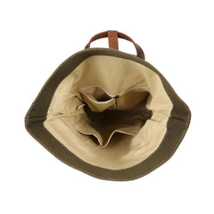 Waxed Canvas Mens Cool Backpacks Canvas Travel Backpack Canvas School Backpack for Men - iwalletsmen