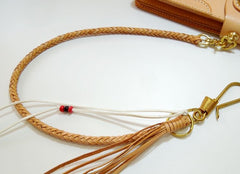 Leather Braided Biker Trucker Wallet Chain Hook for Chain Wallet Biker Wallet Trucker Wallet