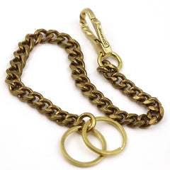 Cool Brass Mens 18‘’ Wallet Chain Pants Chain Gold Biker Wallet Chain For Men - iwalletsmen