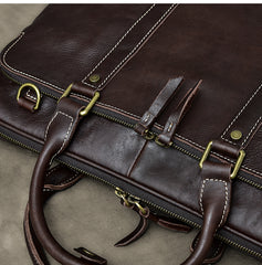 Coffee Leather Mens 15