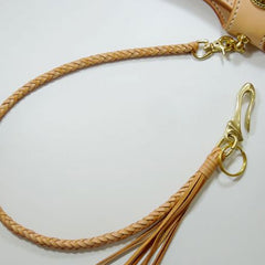 Leather Braided Biker Trucker Wallet Chain Hook for Chain Wallet Biker Wallet Trucker Wallet