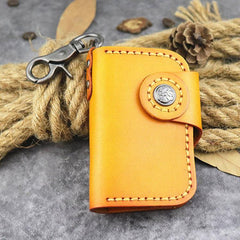 Handmade Leather Key Case Key Wallet Men's Key Holders Car Key Holder Card Holder For Men - iwalletsmen