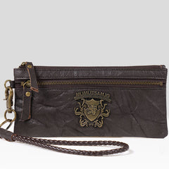 Handmade Leather Mens Chain Biker Wallet Cool Leather Wallet Wrist Wallets for Men - iwalletsmen