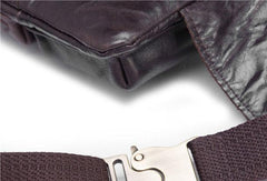 GENUINE LEATHER MENS SMALL WAIST BAG HIP PACK BELT BAGs FANNY PACK BUMBAG FOR MEN - iwalletsmen