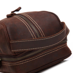 Cool Leather Mens Work Clutch Bag Wristlet Bag Clutch Handbag For Men - iwalletsmen