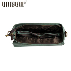 Mens Canvas Leather Cool Side Bag Messenger Bag Canvas Handbag for Men - iwalletsmen