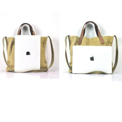 Blue Fashion Canvas Mens Womens Tote Handbag Messenger Bags Green Shoulder Tote Bag For Men and Women - iwalletsmen