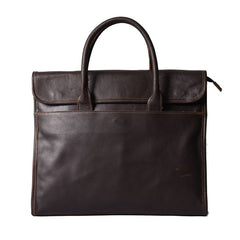 Genuine Leather Mens Cool Messenger Bag Briefcase Work Bag Business Bag for men