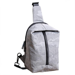 Cool Black Nylon Men's Sling Bag Camouflage Chest Bag Nylon One shoulder Backpack Sports Bag For Men - iwalletsmen