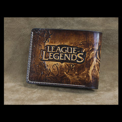 Handmade Leather Tooled Jax Grandmaster at Arms League of Legends Mens billfold Wallet Cool Leather Wallet Slim Wallet for Men