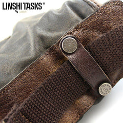 Canvas Leather Mens Gray Black Side Bag Messenger Bags Canvas Courier Bag for Men - iwalletsmen