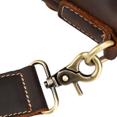 Cool Black Coffee Leather Tote Work Bag Handbag Briefcase Shoulder Bag For Men - iwalletsmen