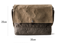 Canvas Mens Cool Small Messenger Bag iPad Bag Chest Bag Bike Bag Cycling Bag for men - iwalletsmen